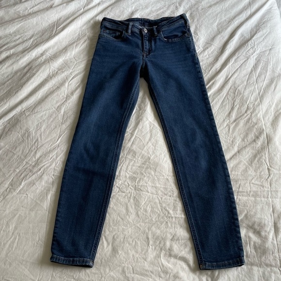 [25] Acne Studios Bla Konst Climb Dark Blue Denim Straight Leg Jean - Picture 2 of 12